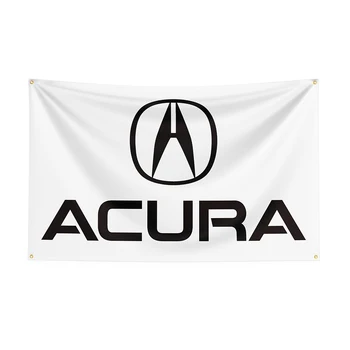 90x150cm Acuras флаг полиестер отпечатани състезателни кола банер за декор 1