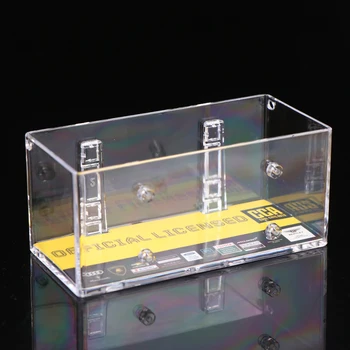  високо качество 1PC акрилни дисплей случай годни за 1: 64 мини размер прах доказателство ясно кутия кабинет 1/64 действие фигури дисплей кутия