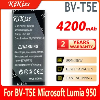 KiKiss 4200mAh BV-T5E / BVT5E / BV T5E батерии за Microsoft Lumia 950 батерия RM-1106 RM-1104 RM-110