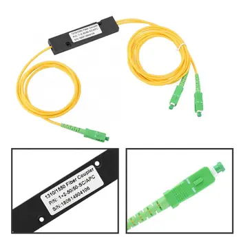 PLC сплитер SC APC 1X2 PLC Singlemode оптичен сплитер SC / APC PCL сплитер компютърен кабел ръкав