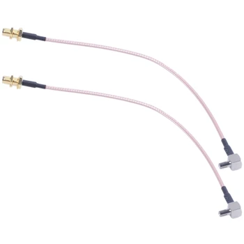  Hot 2X 8 инчов SMA женски към TS9 мъжки пигтейл коаксиален кабел RG316
