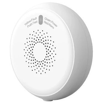 1Set Smart Zigbee детектор за изтичане на газ Горими сензор Tuya Smart Home сигурност алармена система Интелигентен живот Tuya App пластмаса