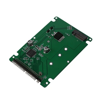 NEW-M.2 NGFF B + M ключ SATA SSD към 44 пинов 2.5 IDE конвертор адаптер карта с калъф