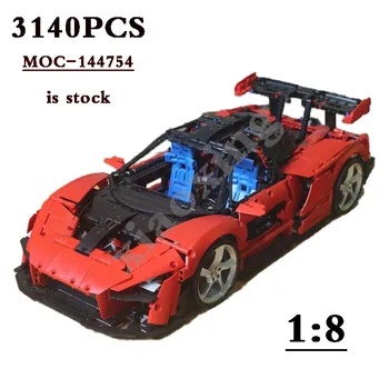 Новият MOC-144754 Supercar 3140pcs Fits- 42143 Подмяна на строителен блок играчка модел DIY коледен подарък за детски рожден ден