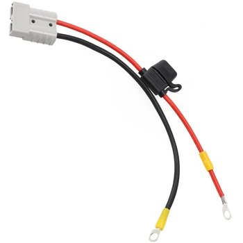  Практически полезен издръжлив конектор за зареждане на кабел за Anderson 30CM 50Amp аксесоари водят до Lug PVC + мед