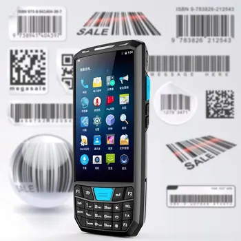 Android 9.0 4G Handheld PDA POS терминал Сензорен екран 2D баркод скенер Безжичен Wifi Bluetooth GPS четец на QR кодове