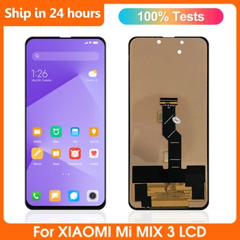 Високо качество за Xiaomi Mi Mix 3 LCD дисплей със сензорен екран дигитайзер събрание за Xiaomi Mix3 M1810E5A Mix3-5G M1810E5GG