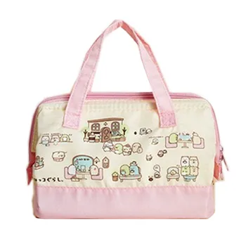 Нов сладък аниме Sumikko gurashi жени термична храна врата чанта деца деца обяд чанти чанти чанти