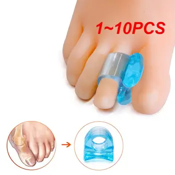  1 ~ 10PCS Toe сепаратор кост коректор изправяне силиконов гел палеца Valgus пръст протектор Bunion регулатор крака инструмент