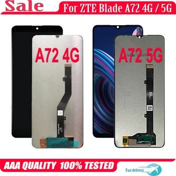оригинален за ZTE Blade A72 4G 5G A7040 7540N LCD дисплей сензорен екран дигитайзер събрание за ZTE Yuanhang 30 Voyage 30 LCD